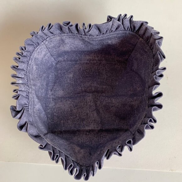 Longaberger Liner Medium Berry Chambray Blue - Picture 2 of 3